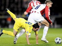 El Villarreal acaricia los octavos con sufrimiento‏