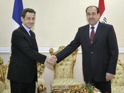 Visita sorpresa de Sarkozy a Irak