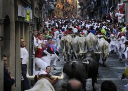 Muchos corredores para el quinto encierro de las fiestas