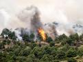 El cambio del viento facilita las labores de extincin del incendio de La Palma