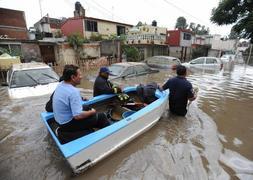 Dos muertos y varios heridos en Mxico por las fuertes lluvias