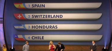 Suiza, Honduras y Chile, rivales de Espaa