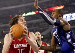 La excelente actuacin de Pau Gasol no basta para que el Oeste se lleve el Partido de las Estrellas