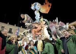 'Rumbo al Paraso' gana el mximo premio de las fallas y acaba con seis aos de hegemona de 'Nou Campanar'