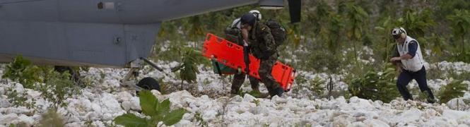 El difcil acceso a la zona del accidente del helicptero espaol en Hait complica las tareas para rescatar los cadveres