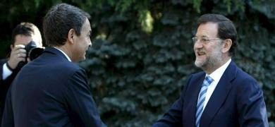 Zapatero y Rajoy mantienen sus diferencias sobre el dficit y la reforma laboral y slo pactan reformar las cajas