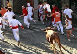 Los toros de El Pilar protagonizan el encierro ms veloz