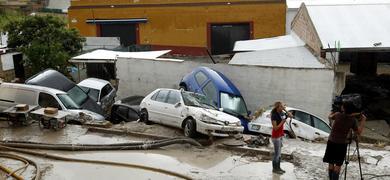 Las intensas lluvias cadas en la provincia de Crdoba en las ltimas horas se cobran la vida de tres personas