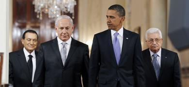 Un esperanzado Obama insta a Netanyahu y Abs a aprovechar la oportunidad para alcanzar la paz