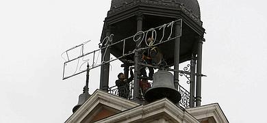 El reloj de la Puerta del Sol, a punto para las Campanadas