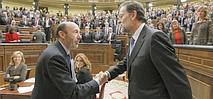 Rajoy, presidente del Gobierno con 187 votos a favor