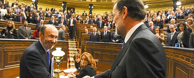 Rajoy, presidente del Gobierno con 187 votos a favor