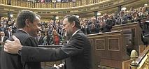 Rajoy, presidente del Gobierno con 187 votos a favor