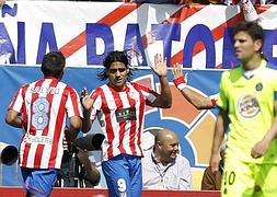 El Atltico golea sin esfuerzo a un dbil Getafe