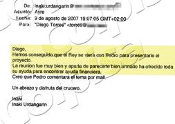 Los e-mails ms comprometedores para el Rey en el 'caso Urdangarin'