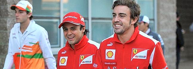 Massa, un ao ms en Ferrari