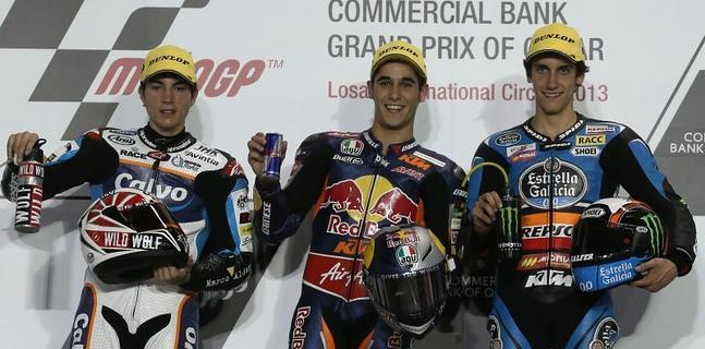 Salom da el primer golpe en Moto3