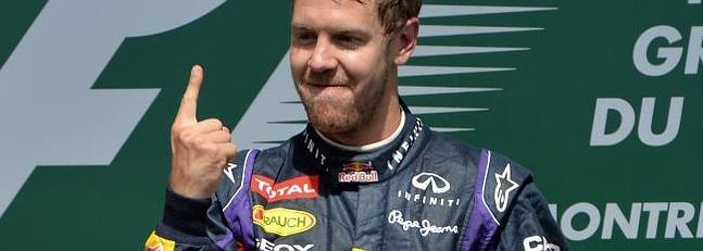 Vettel, perseguido por un toro