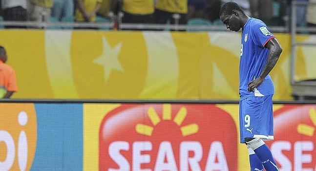 Balotelli, baja para el partido ante Espaa