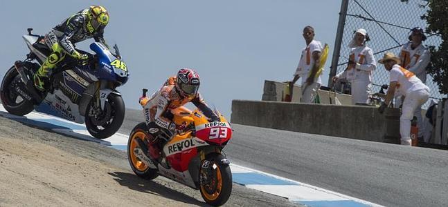 Mrquez veng a Stoner ante Rossi en el sacacorchos