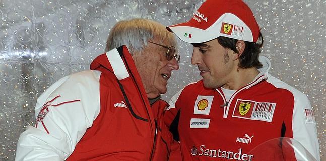 Ecclestone se siente un poco decepcionado con Fernando Alonso