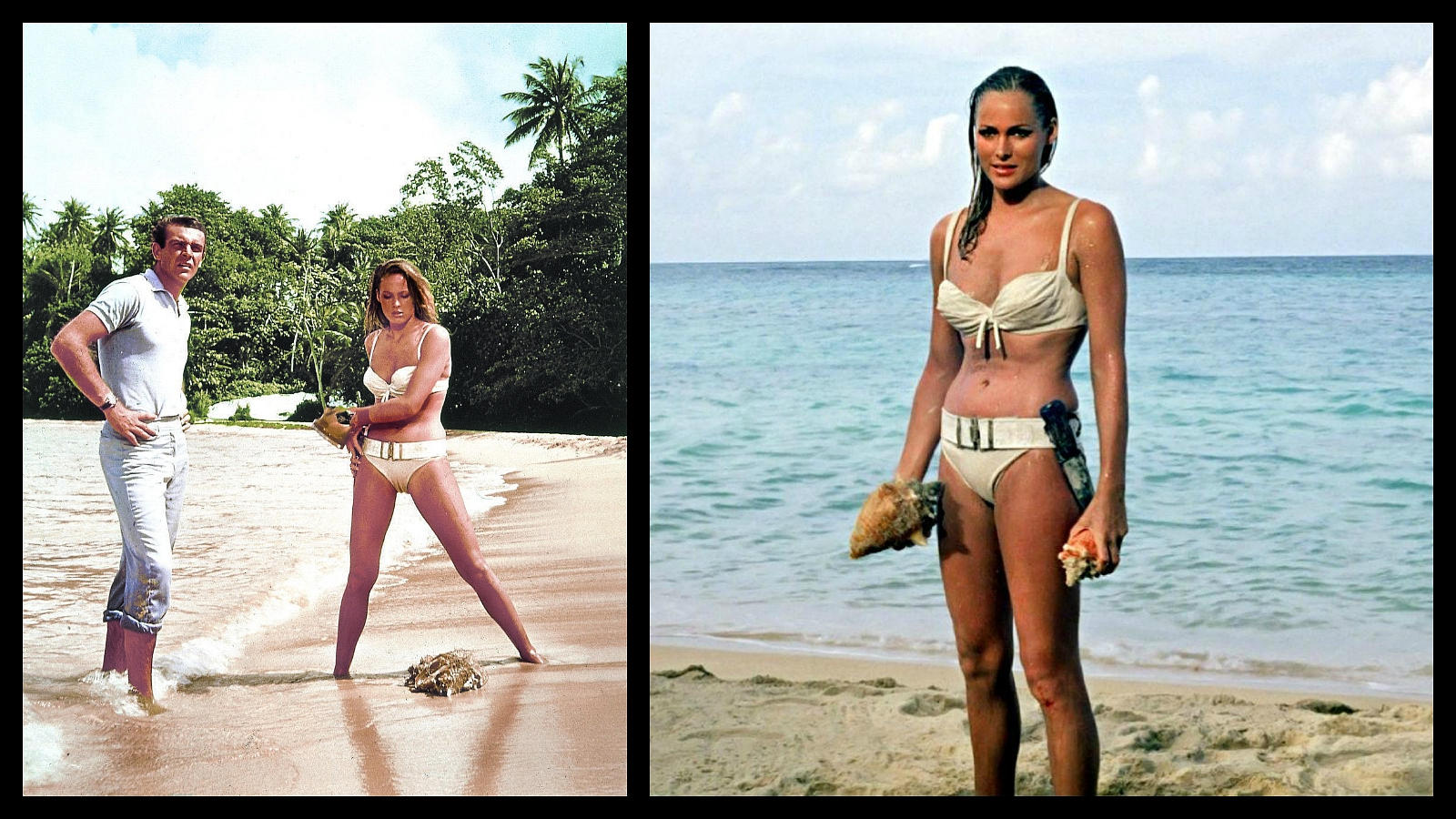 La escena de Ursula Andress en «007 contra el Dr. No» (1962) es una de las más recordadas de la historia del cine en lo que a bikinis cinematográficos se refiere