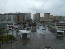 La lluvia hace acto de presencia en Cdiz con precipitaciones en forma de chubasco