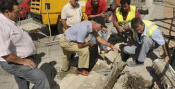 Comienzan las obras para atajar las filtraciones en la plaza de la Habana 