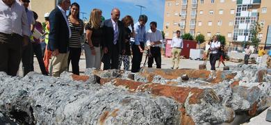 Los arquelogos no descartan que se encuentren ms caones en el entorno del Puente Zuazo