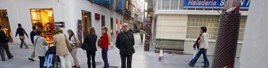 Cuernos en la calle Ancha