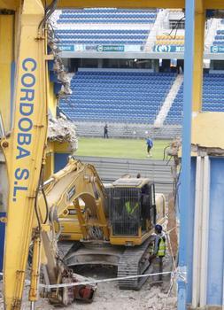 El estadio Carranza, al descubierto