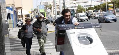 El viento alcanza rachas de hasta 94 kilmetros por hora