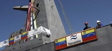 Navantia pone a flote del cuarto Patrullero Ocenico para Venezuela