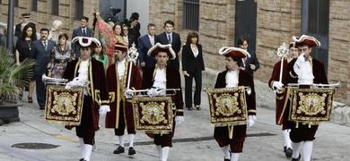 La Virgen del Rosario recibe ya el cario de los gaditanos