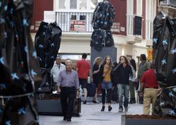 'El pensador' reflexiona desde la calle Ancha