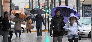 Alerta naranja por lluvia en la provincia