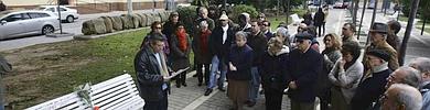 Concentracin en recuerdo del indigente que falleci en la plaza Asdrbal