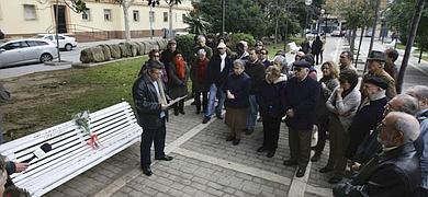 Concentracin en recuerdo del indigente que falleci en la plaza Asdrbal