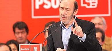 Rubalcaba bendice a los alcaldables gaditanos para las municipales