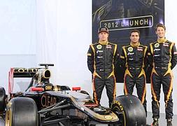 Las imgenes de la presentacin del equipo Lotus de Raikonnen, hoy en Jerez 