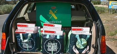 La Guardia Civil interviene ms de 2.700 cajetillas de tabaco en la provincia