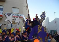 Chiclana recibe en la calle a los Magos de Oriente