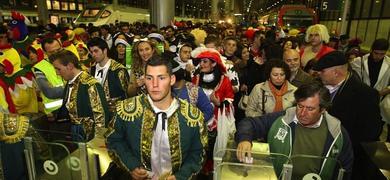 Renfe refuerza con 3.100 plazas los trenes Sevilla-Cdiz para el segundo fin de semana de Carnaval