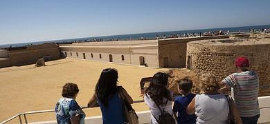 Casi 90.000 visitas al Castillo de San Sebastin desde marzo