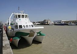 Suspendidas las conexiones por catamarn entre Cdiz, Rota y El Puerto 