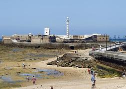 faro del castillo de San Sebastin