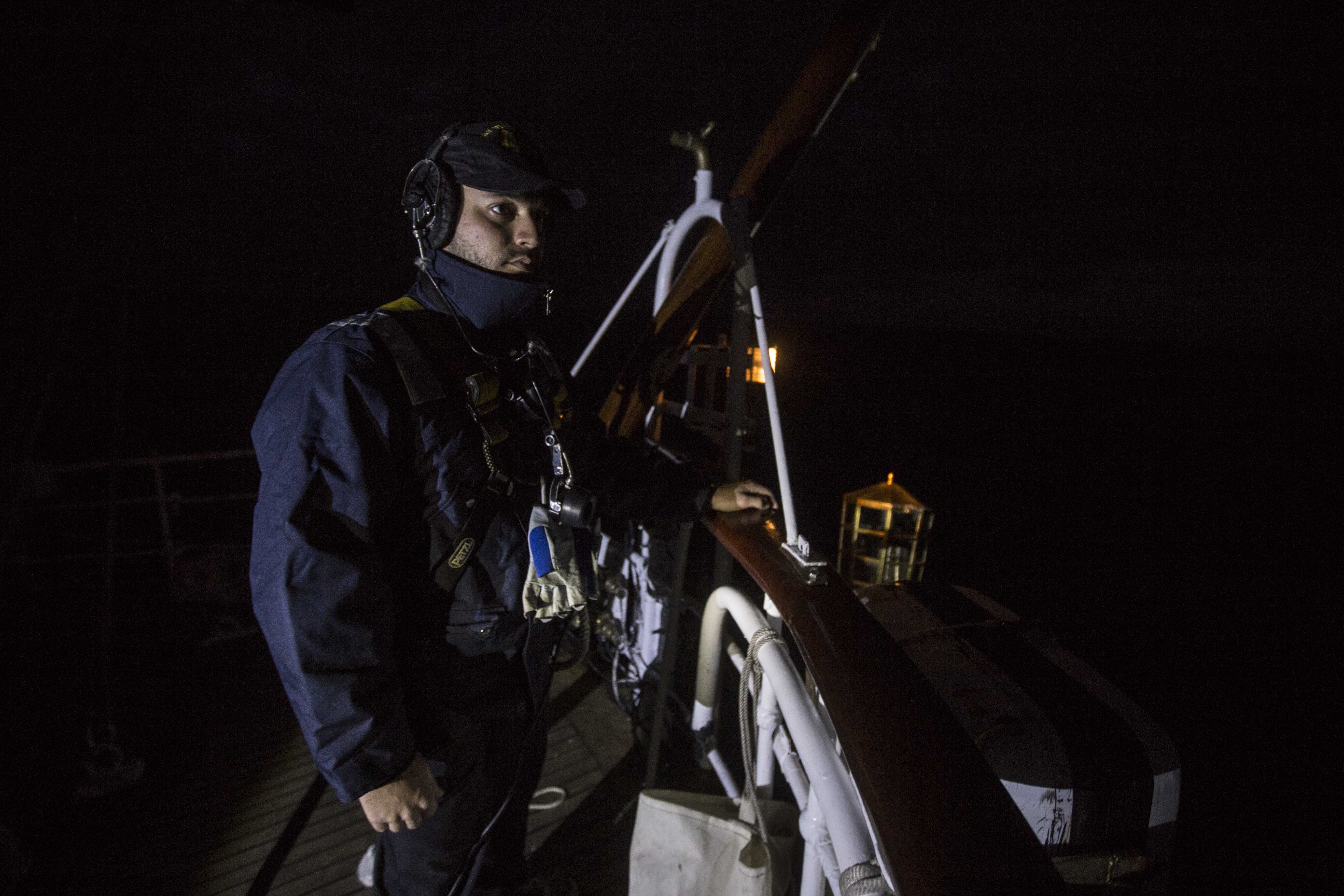 Una noche en Elcano, el buque escuela de la Armada