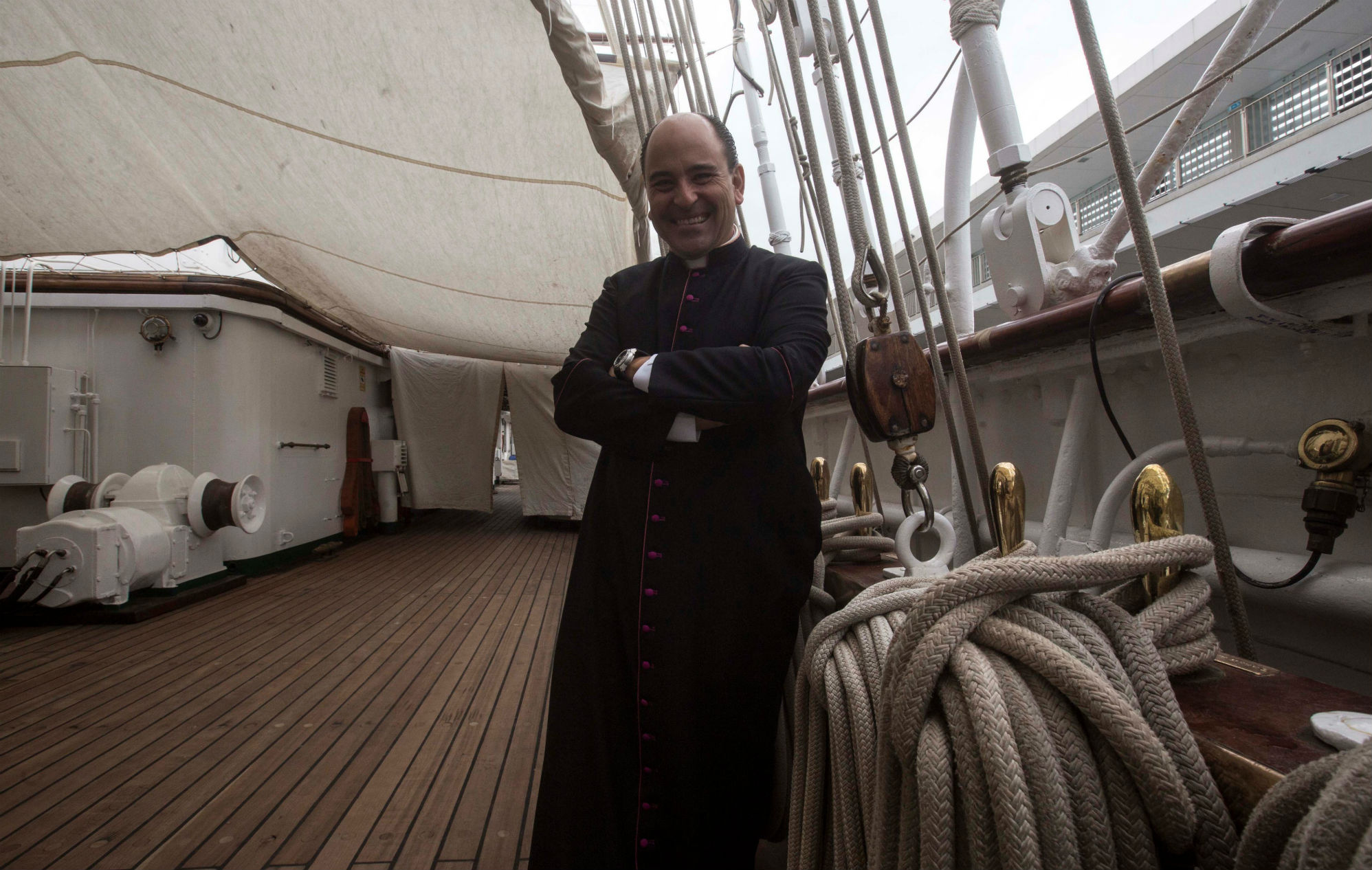 “Llevar a bordo de Elcano a la Galeona es una gran responsabilidad espiritual”