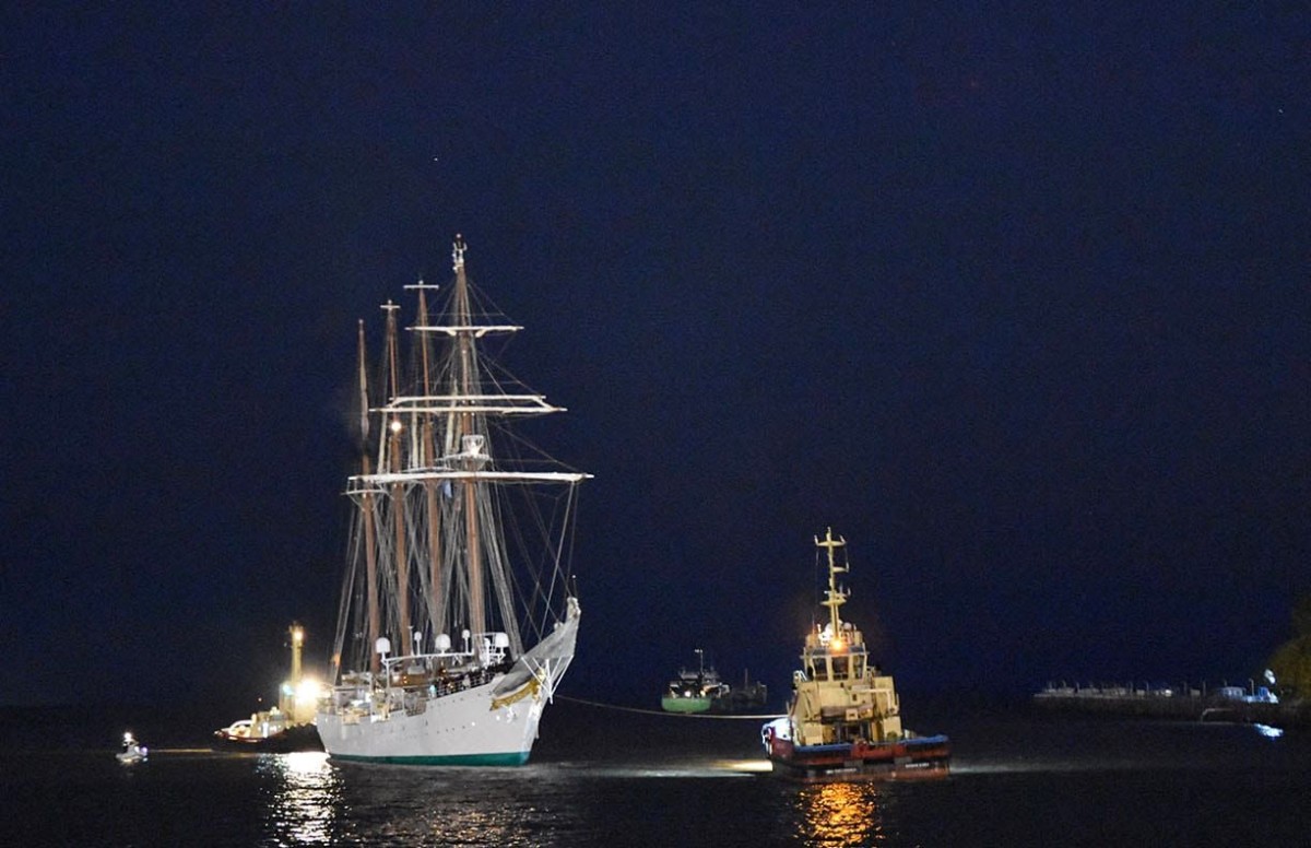 El Elcano en Buenos Aires. Foto: Armada Española